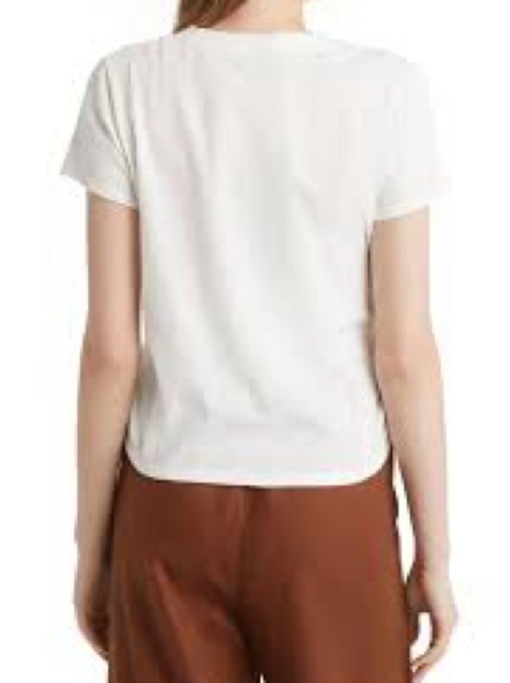 Rails Binx Ruched Top In White - Picture 2 of 4